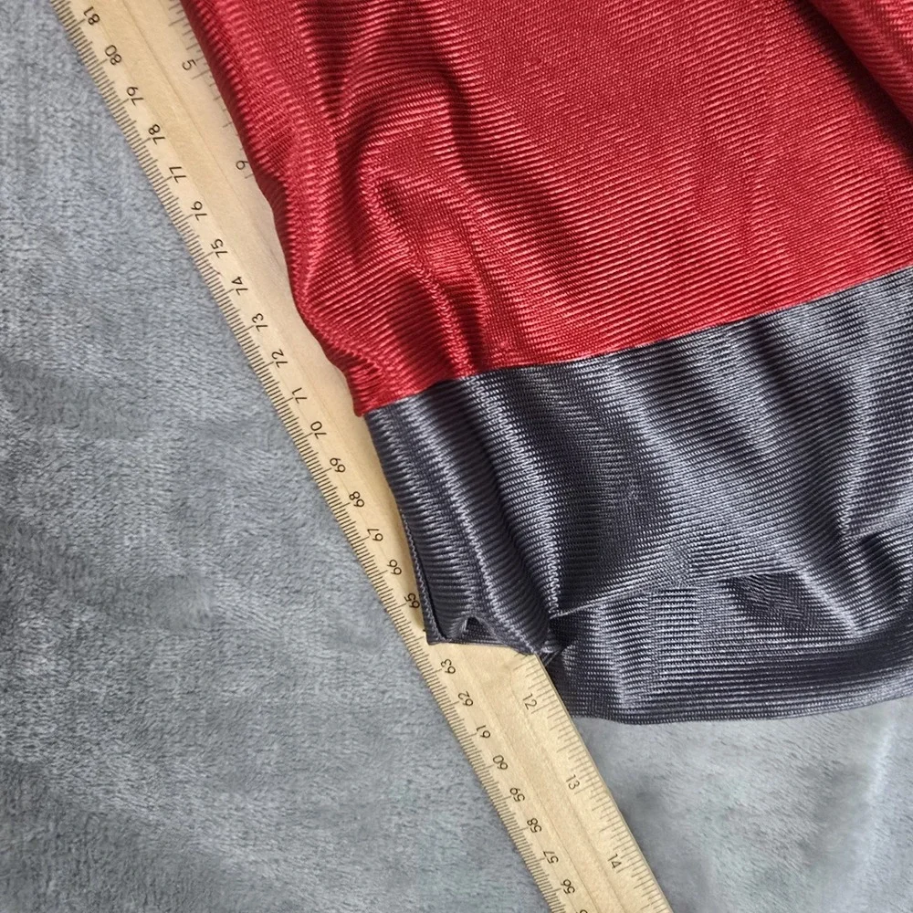 Everlasting Boxer Trunks Shorts & Robe Halloween Costume Mens Large Red Black
